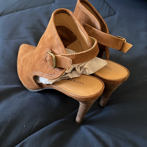 Lucky Brand booties 9M Brown - Picture 2 of 4